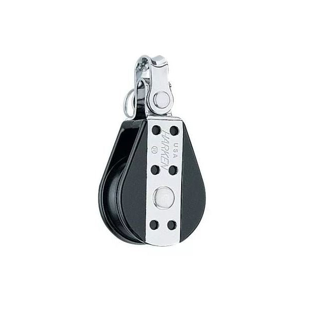 Harken 38mm Big Bullet Block, 1-scheibig, mit Schäkel